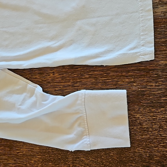 Champion Girls White Long-Sleeve Hooded T-Shirt, Size L - Picture 9 of 12